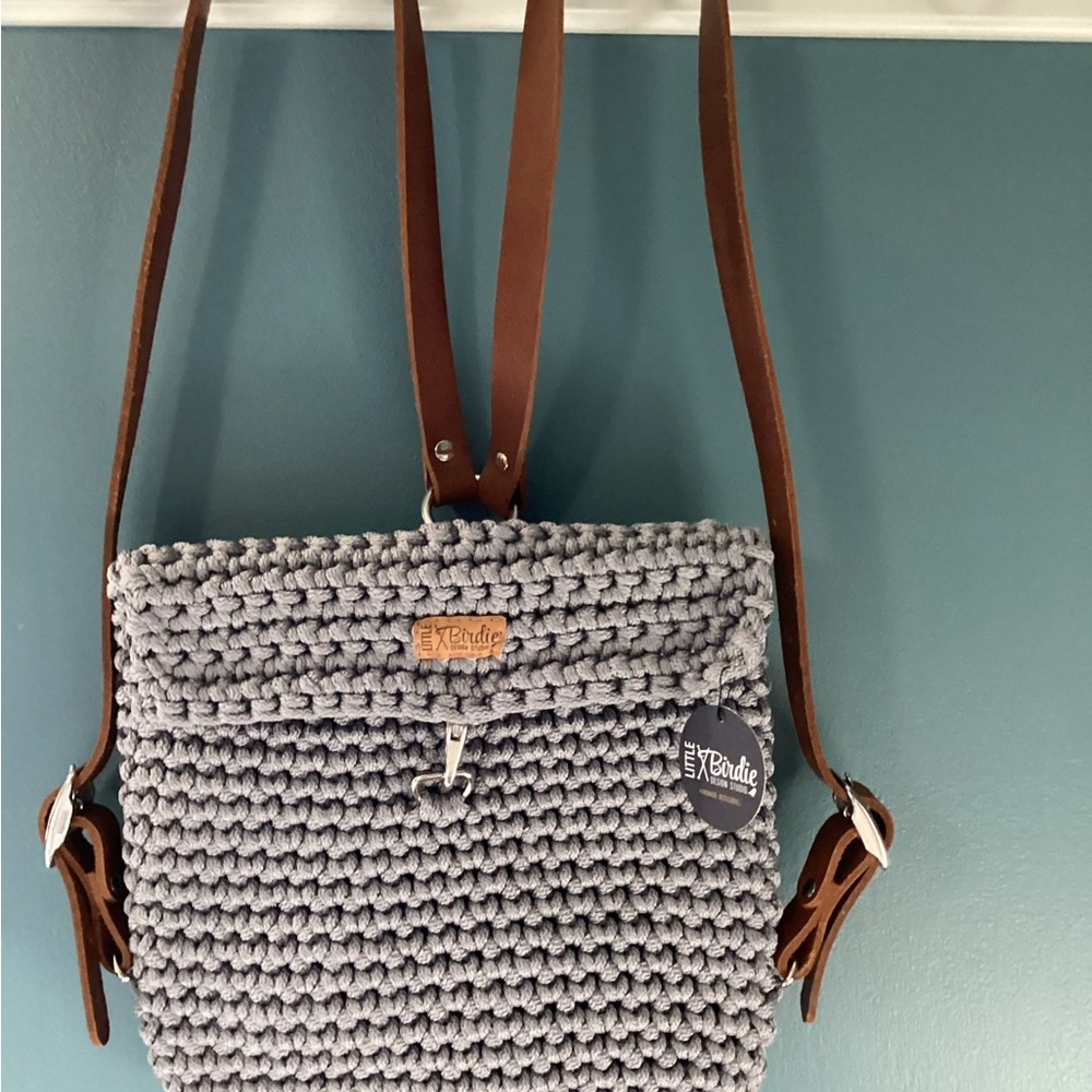 Little Birdie Handmade Crochet Backpack